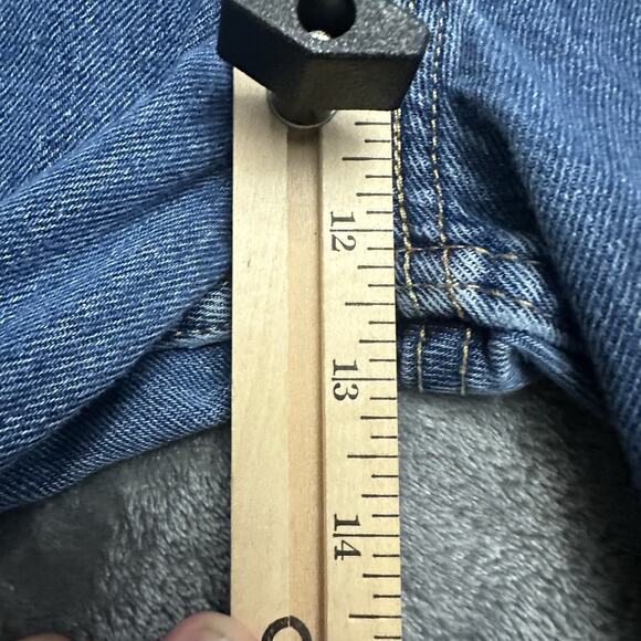 Levi's 550 Jeans Mens 38x34 Blue Straight Denim Rugged Workwear Biker Pants‎ - Picture 12 of 14